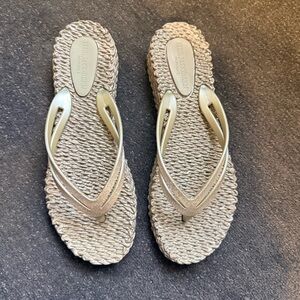 Ilse Jacobsen Hornbach women's wedge flip flop Size 8